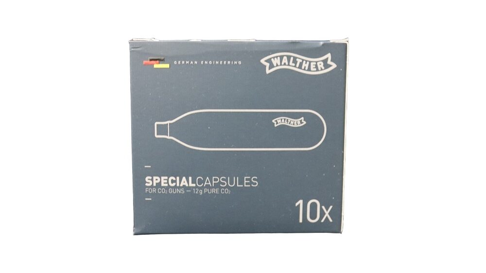 10er Pack 12 Gramm CO2 Kapseln Walther